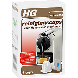 HG reinigingscups voor Nespresso machines