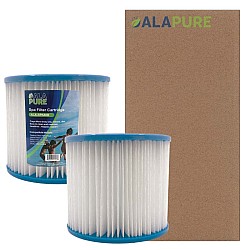 Pleatco Spa Waterfilter PWB4PAIR van Alapure ALA-SPA80B